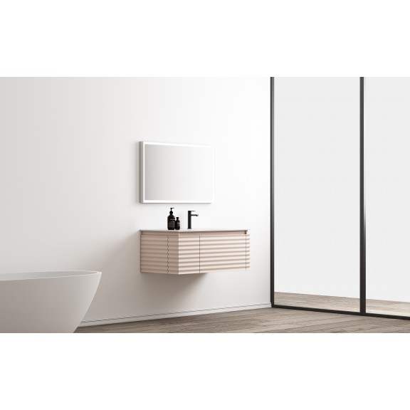 Мебел за баня, РАЗМЕР (см) /Ш/В/Д/ 	99.0*54.5*45.0 (cabinet) / 100.0*55.0*12(basin)